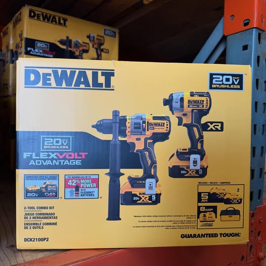 Product Spotlight: DEWALT DCK2100P2 20V Max Brushless Cordless 2-Tool Kit - Polar Tool & Supply