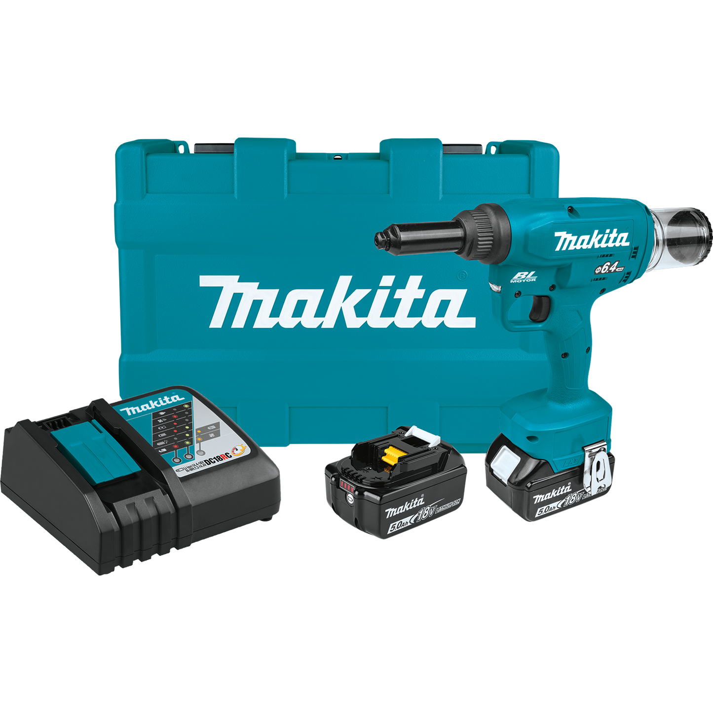 Makita 18V LXT® Brushless Cordless Rivet Tool Kit (XVR02T)