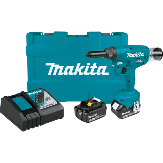 Makita 18V LXT® Brushless Cordless Rivet Tool Kit (XVR02T) Makita Products