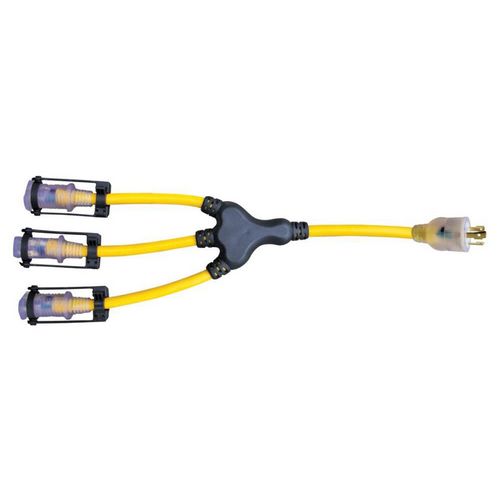 20 Amp Generator W Adapter - 10 gauge