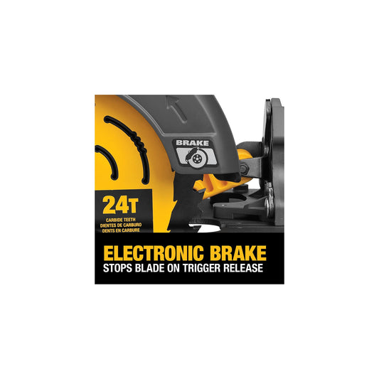 DEWALT Flexvolt 60V Max Brushless7-1/4 In. Cordless Circular Saw With Brake (Tool Only) DeWalt