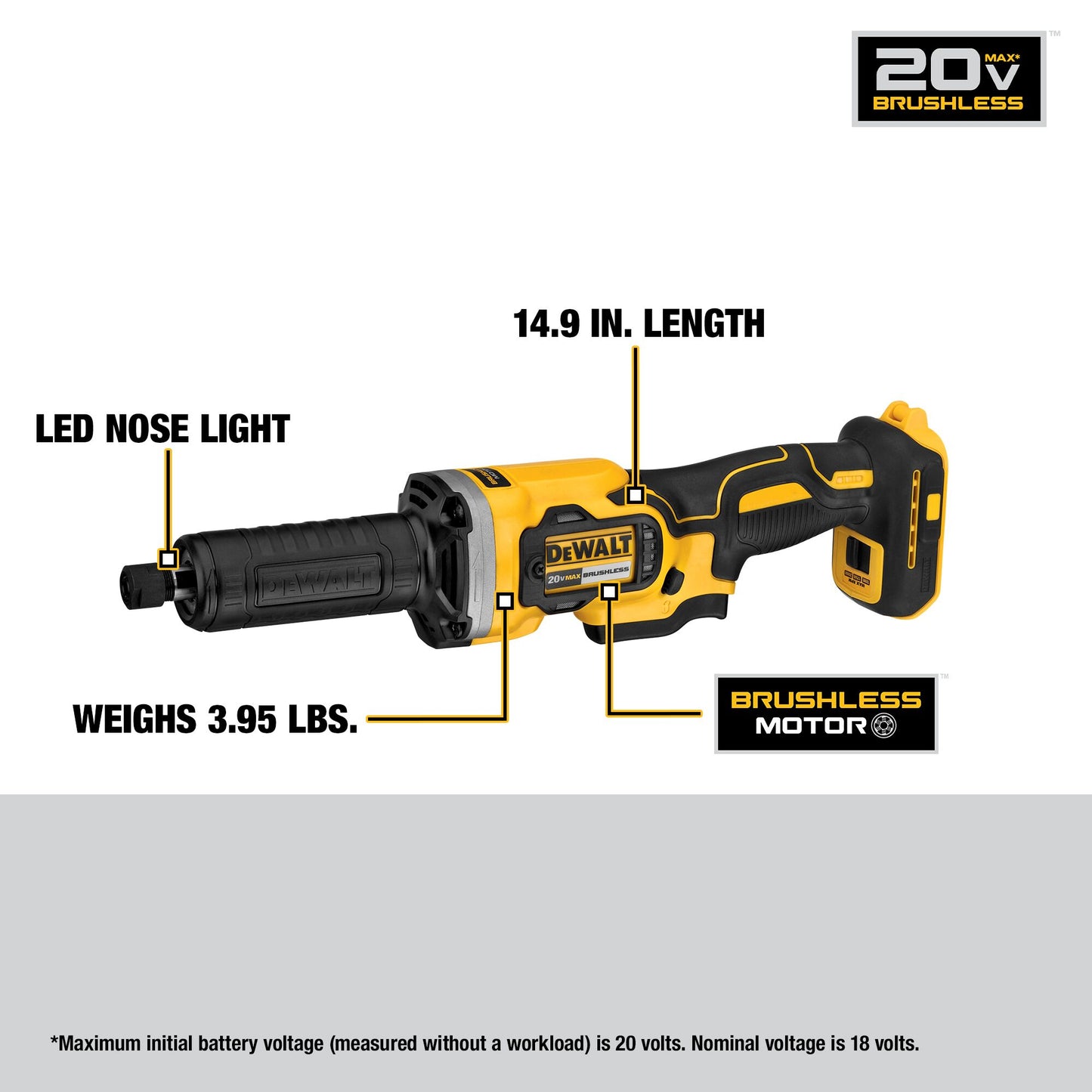Dewalt 20v Max Variable Speed Die Grinder DeWalt