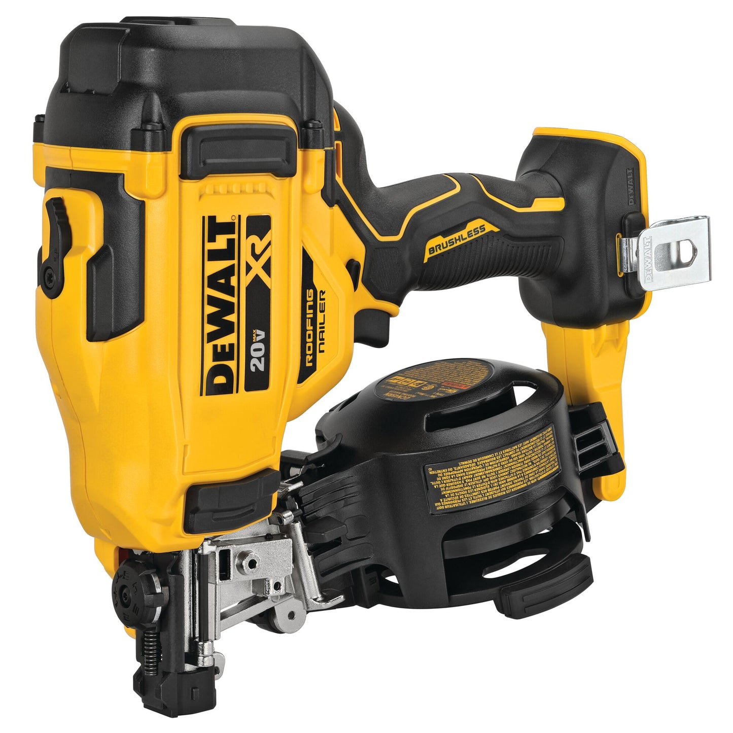 DEWALT 20V Max 15 Degree Cordless Coil Roofing Nailer (tool only)