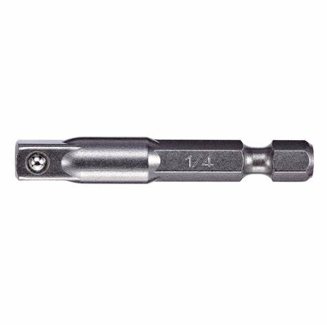 Vega Tools 1/4 in Hex Drive Adapter 150ADB14 - 1/4 in Male Square - 2 in Length - S2 Modified Steel