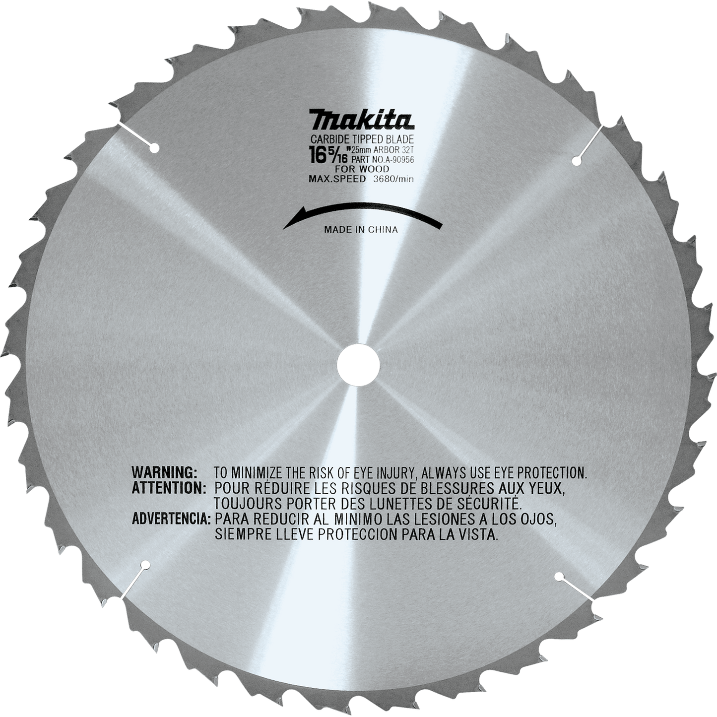 16‑5/16" 32T Carbide‑Tipped Circular Saw Blade Makita Products