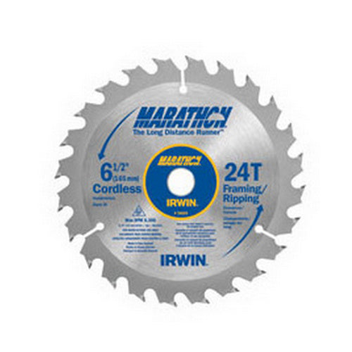 Irwin 24029CL Marathon 6-1/2 Inch 24 Tooth Circular Blade Irwin