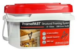 6" FrameFAST Structural Framing Screws 250 count T-Tap Drive FrameFast