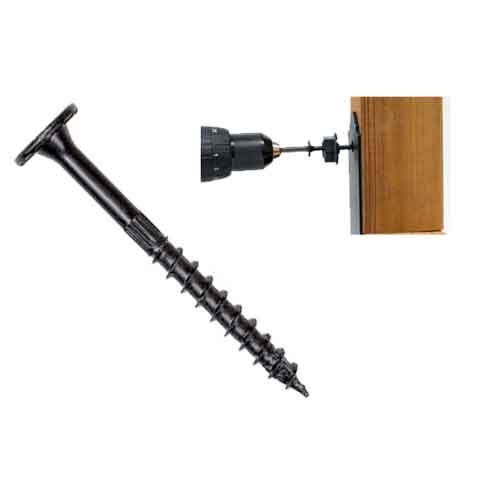 SDWS22312DBB-R50 3-1/2" Outdoor Accent Structural Wood Screw (50/Pack)