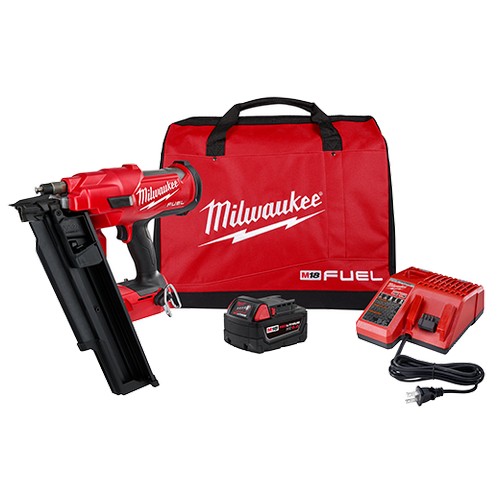 M18 FUEL™ 21 Degree Framing Nailer Kit Milwaukee Tools