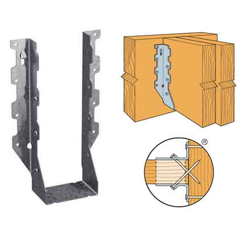 Simpson LUS210-2Z Double 2x10 Face Mount Hanger - Zmax Finish Simpson StrongTie