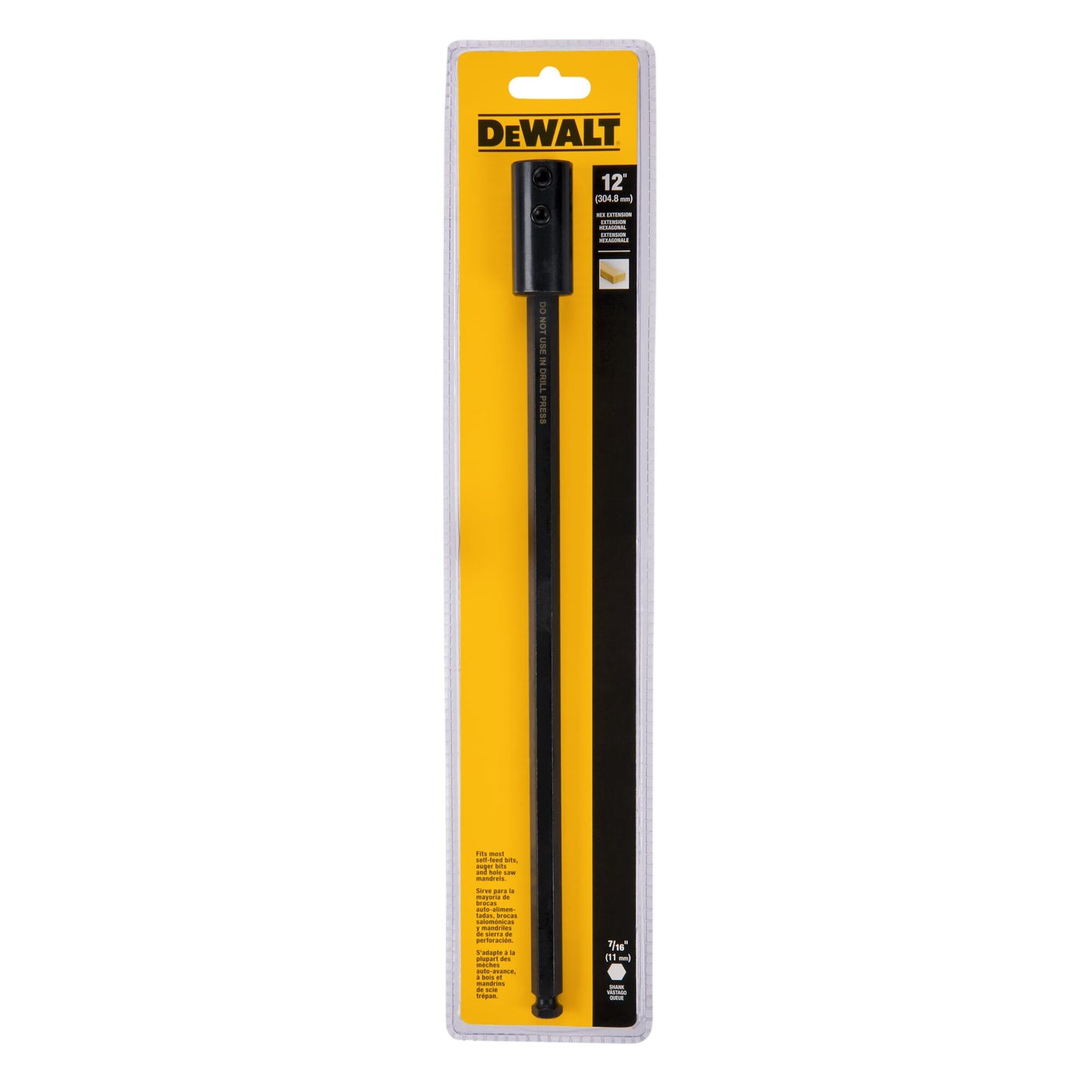 DEWALT 12" Self-Feed Bit Extension