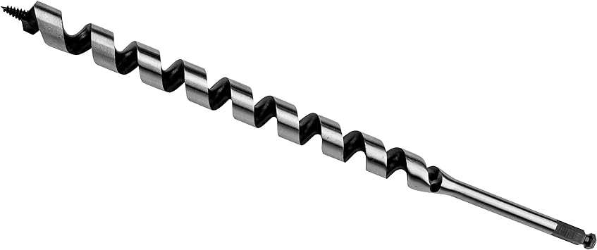 IRWIN® 49906 - I-100 Series 3/8" Power Drill Solid Center Auger Bit with Cutting Spur