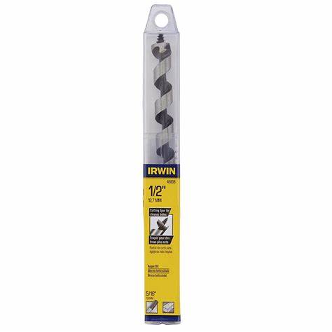 IRWIN 49908 Power Drill I-100 Auger Bit 1/2" Diameter