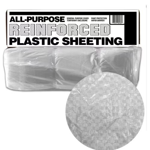 Poly 6mil 20" X 100' Reinforced Clear Roll
