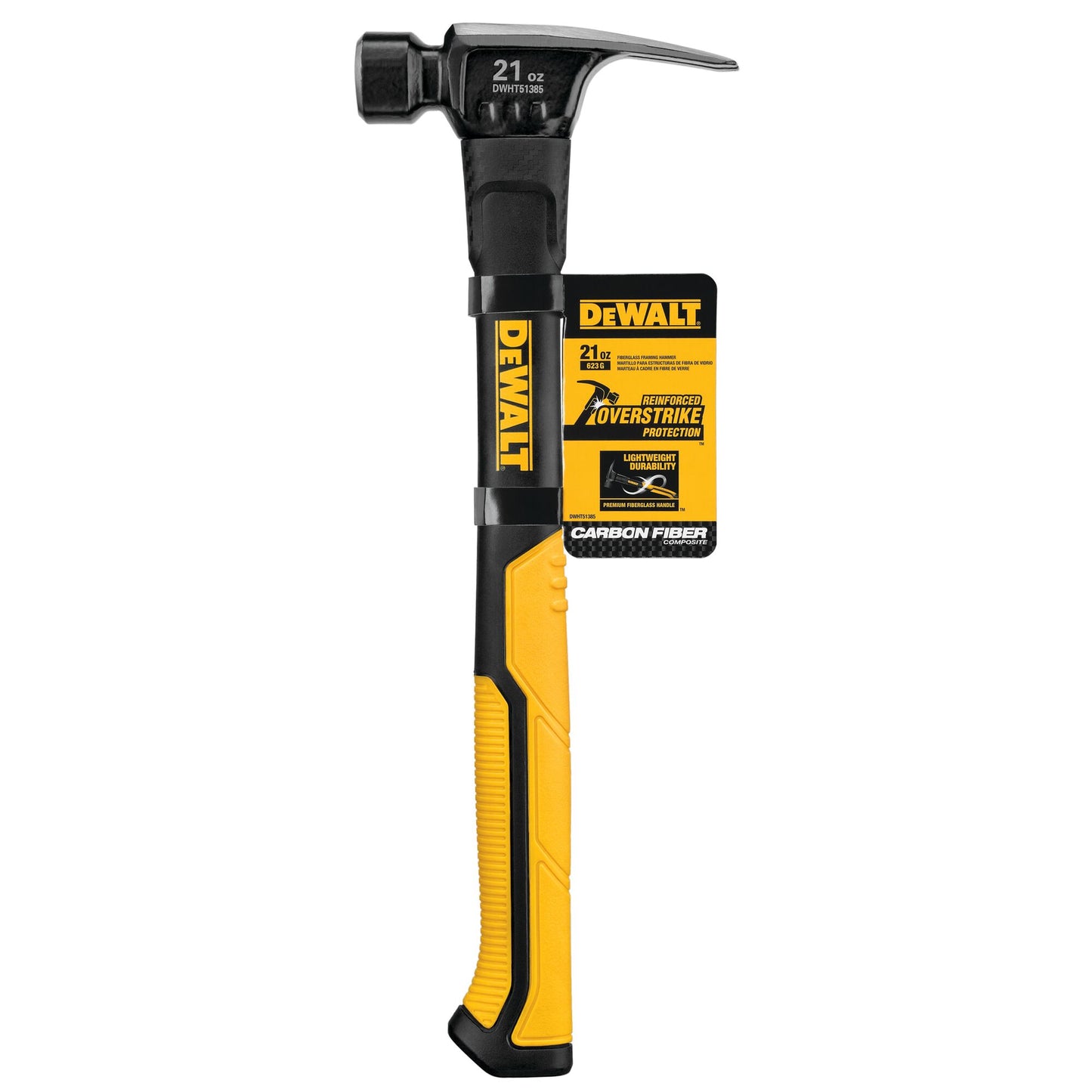 DEWALT 21 oz. Fiberglass Framing Hammer