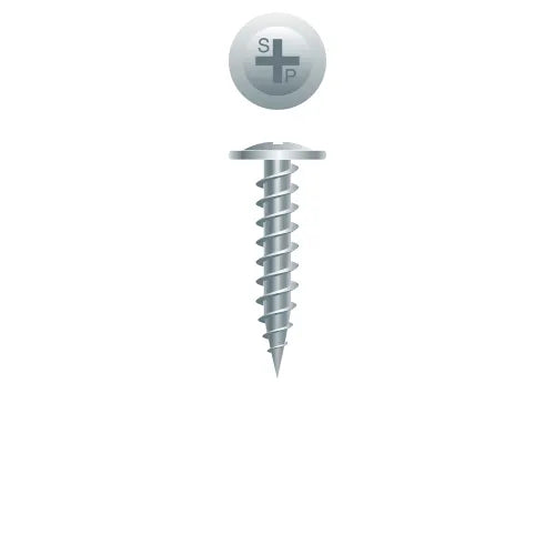 97MZ Phillips Modified Truss (R/W) Head, K-Lath, Zinc Plated, 8 x 3, Box of 1,500 Intercorp