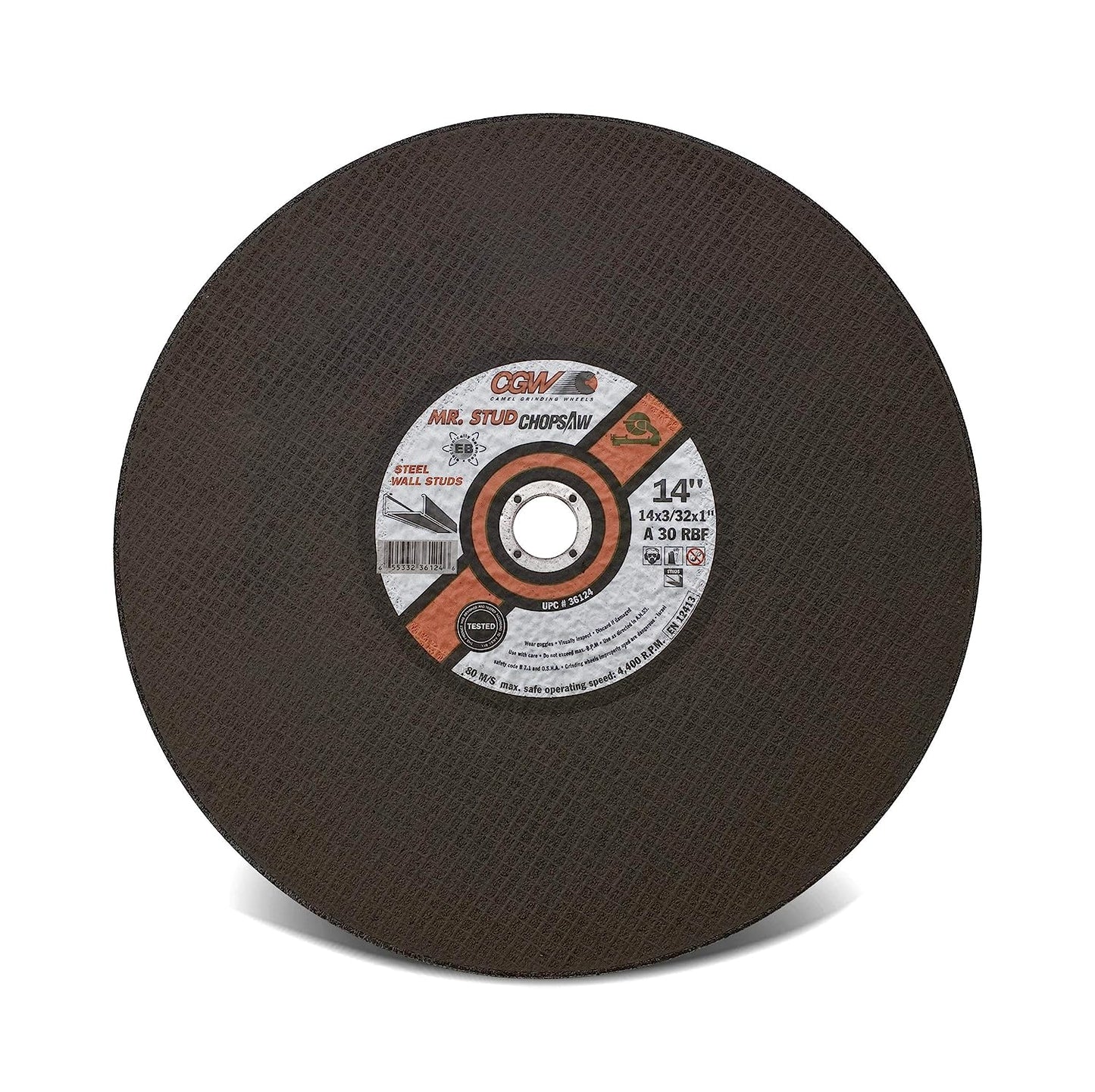 CGW Abrasives Type 1 Cut-Off Wheels, Chop Saws - 36124