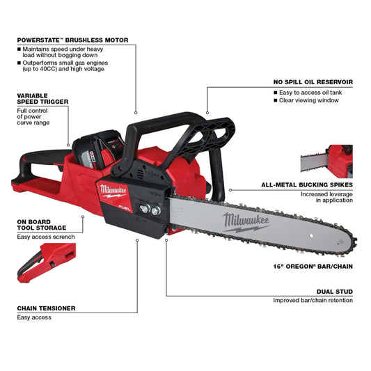 M18 FUEL™ 16" Chainsaw 2727-20