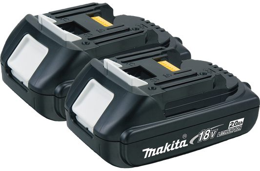 Makita 18V LXT 2.0 Ah Compact Lithium-Ion Battery 2-Pack Item (BL1820-2) Makita Products