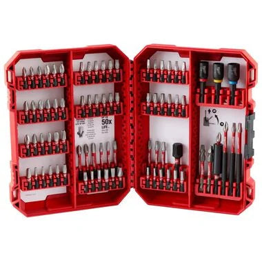 Milwaukee SHOCKWAVE Impact Duty Driver Bit Set 80pc Milwaukee Tools