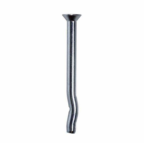 CD25114M 1/4" X 1-1/4" Mushroom Head Crimp Anchor - Zinc, Pkg 100