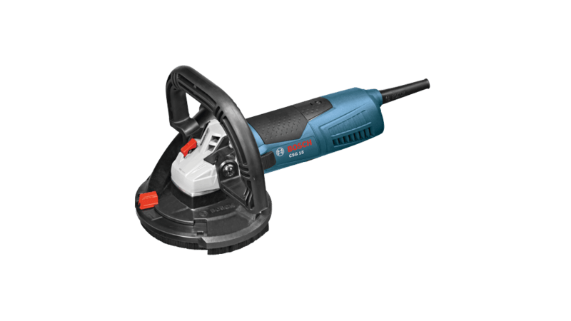 5 In. Concrete Surfacing Grinder with Dedicated Dust-Collection Shroud