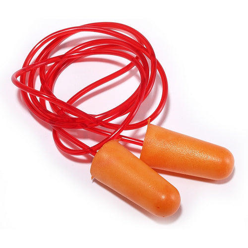 Encore™ Disposable Foam Corded Industrial Ear Plugs (100 Per Box) Encore