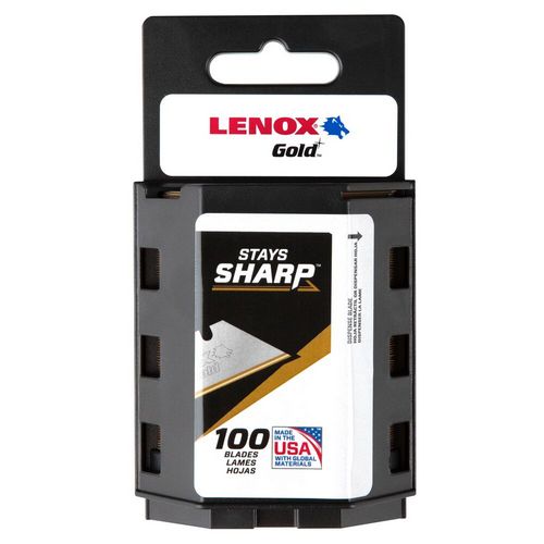 Gold Utility Knife Blade100 Pack With Dispenser Polar Tool & Supply
