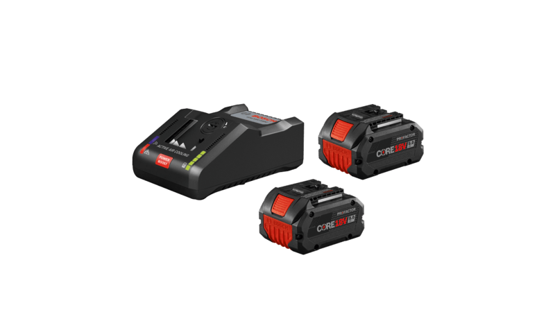 18V CORE18V Performance Starter Kit with (2) CORE18V 8.0 Ah PROFACTOR Performance Batteries and (1) GAL18V-160C 18V Lithium-Ion Battery Turbo Charger Bosch
