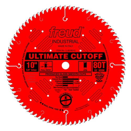 10" Carbide Tipped Saw Blade for Crosscutting
