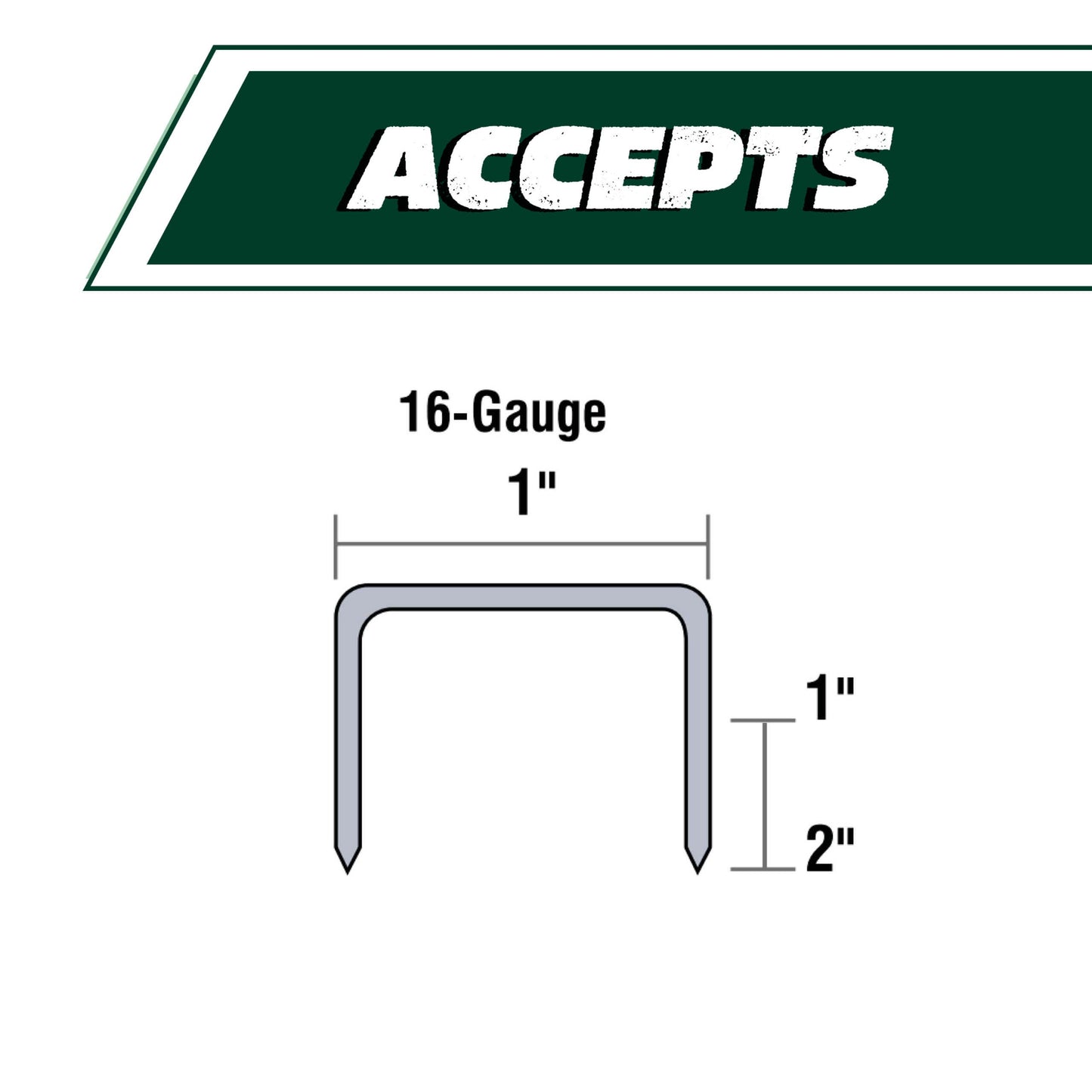 Metabo HPT 1 Inch 16 Gauge Wide Crown Stapler | N5024A2