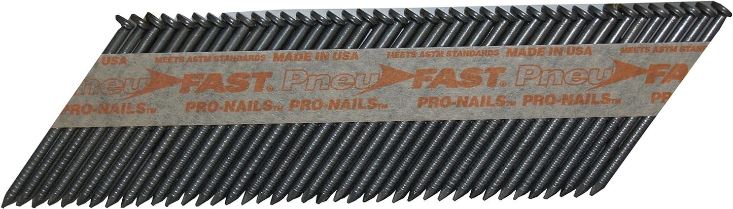 3-by-0.120-Inch Ring Clipped Head Nail for 30-34 Degree Nailers 2.5M Pneu-Fast