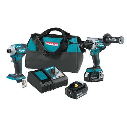 18V LXT® Lithium‑Ion Brushless Cordless 2‑Pc. Combo Kit (5.0Ah) Makita Products