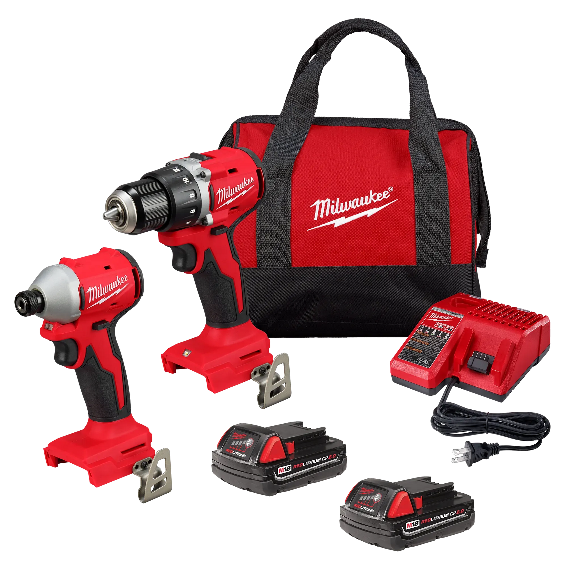 Milwaukee M18 Compact 2-Tool Combo Kit Milwaukee Tools