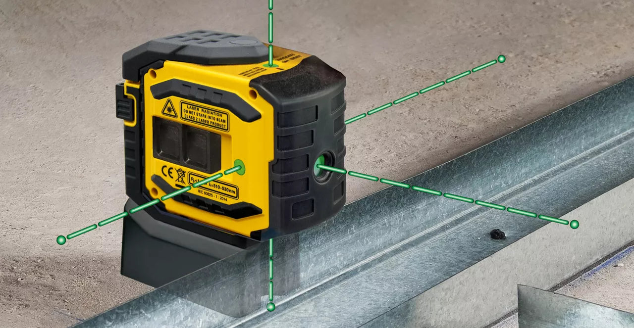 LA-5P G self-leveling, 5-Point/Dot GREENBEAM Laser