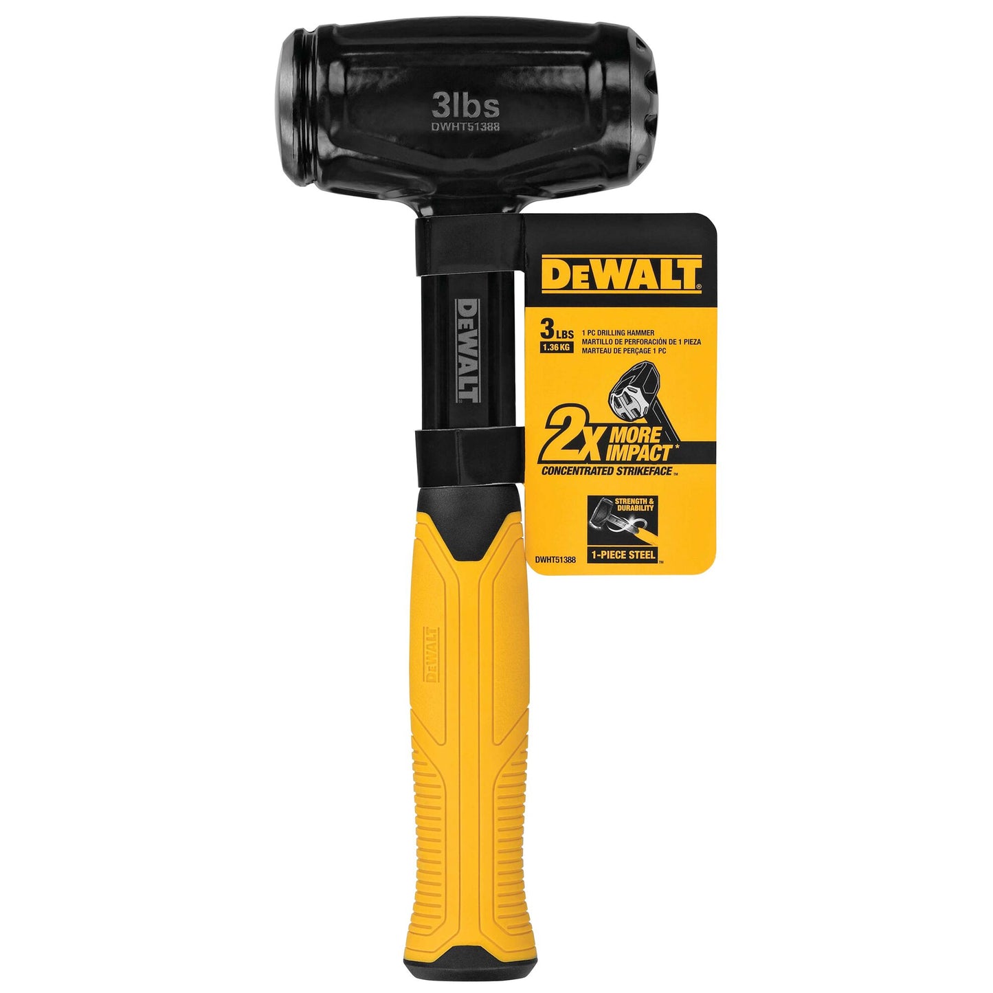 DEWALT 3lb. 1pc. Steel Drilling Hammer