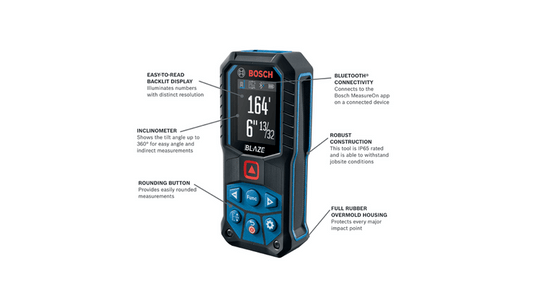 BLAZE™ Connected 165 Ft. Laser Measure Bosch