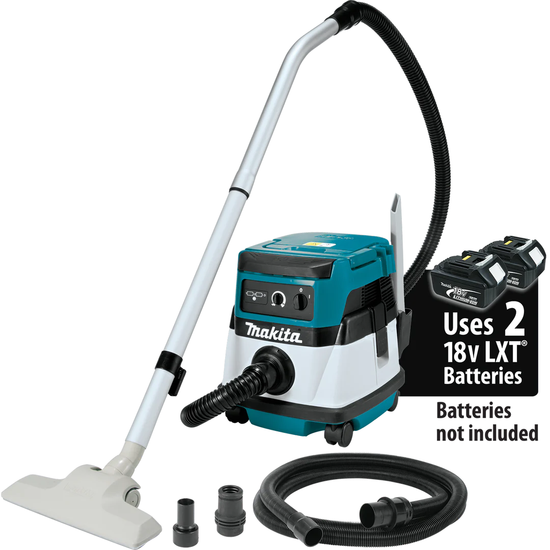 36V (18V X2) LXT®/Corded 2.1 Gallon HEPA Filter Dry Dust Extractor/Vacuum, Tool Only
