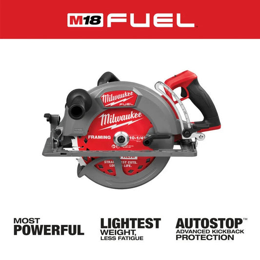 Milwaukee M18 FUEL 10-1/4 Inch Rear Handle Circular Saw (Bare Tool) 3026-20