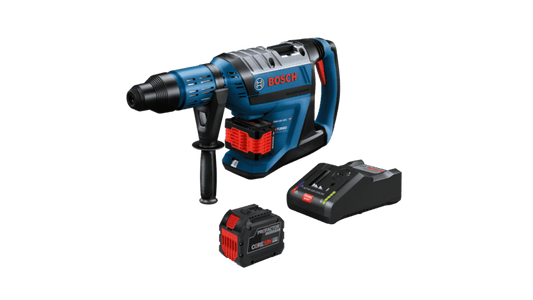 PROFACTOR 18V Hitman Connected-Ready SDS-max® 1-7/8 In. Rotary Hammer Kit with (2) CORE18V 12.0 Ah PROFACTOR Exclusive Batteries Bosch