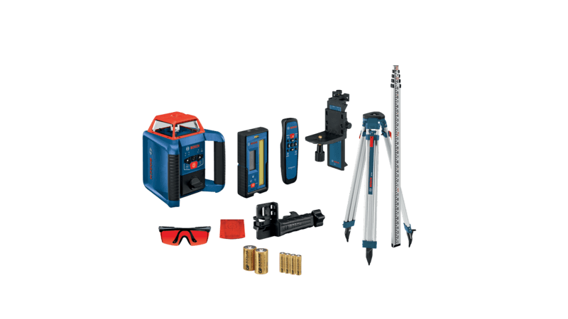 REVOLVE2000 Self-Leveling Horizontal/Vertical Rotary Laser Kit Bosch