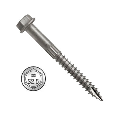 SDS25212 - 1/4" X 2-1/2" Sds Bulk 1100Ct Simpson StrongTie