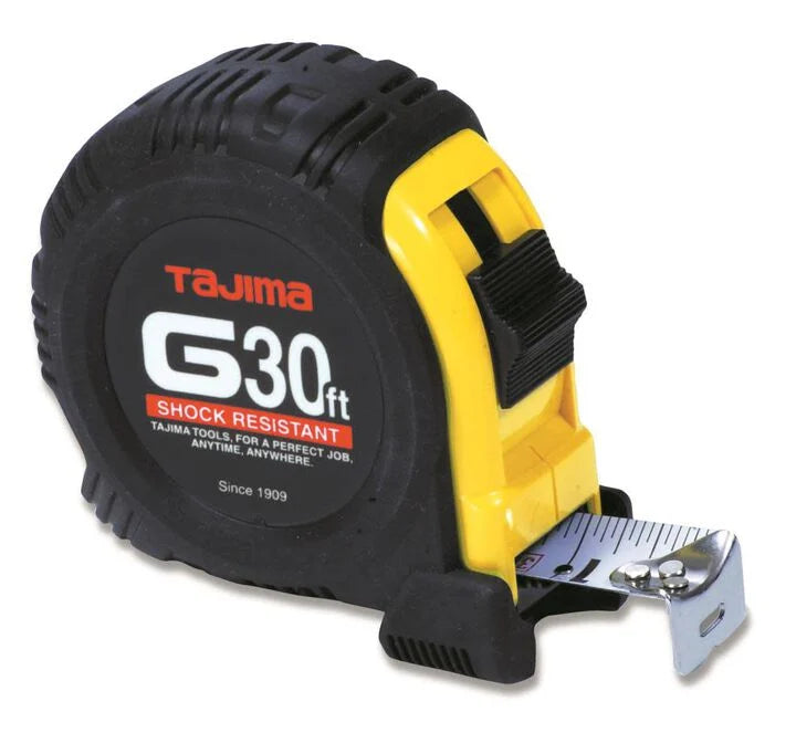 Tajima 30 Ft. Easy-To-Read Standard Scale Tape Measure