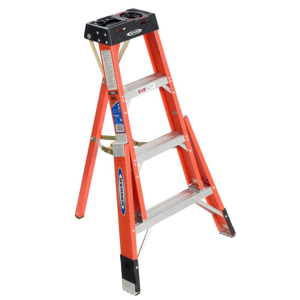 4ft Type IA Fiberglass Tripod Ladder FTP6204