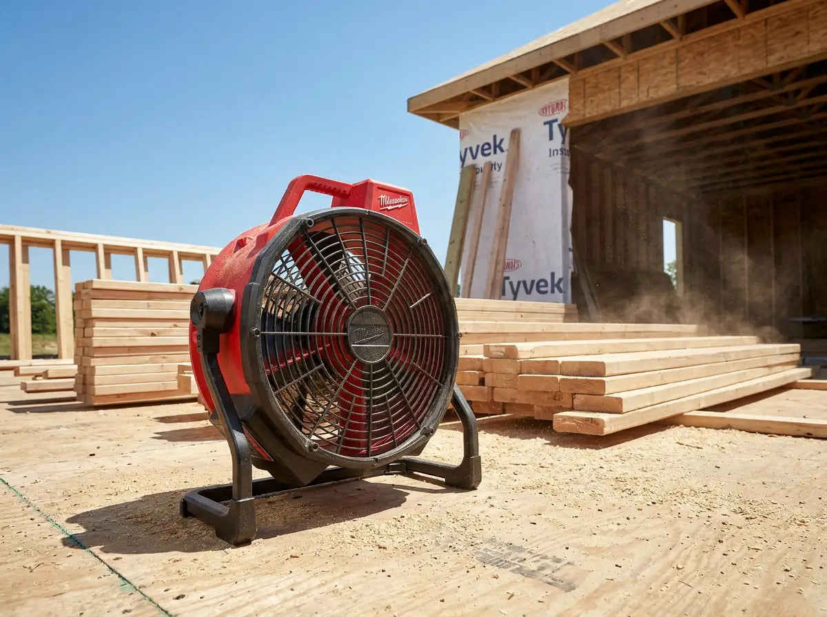 Best Jobsite Fan for Contractors: Milwaukee, DeWalt & More – Polar Tool ...