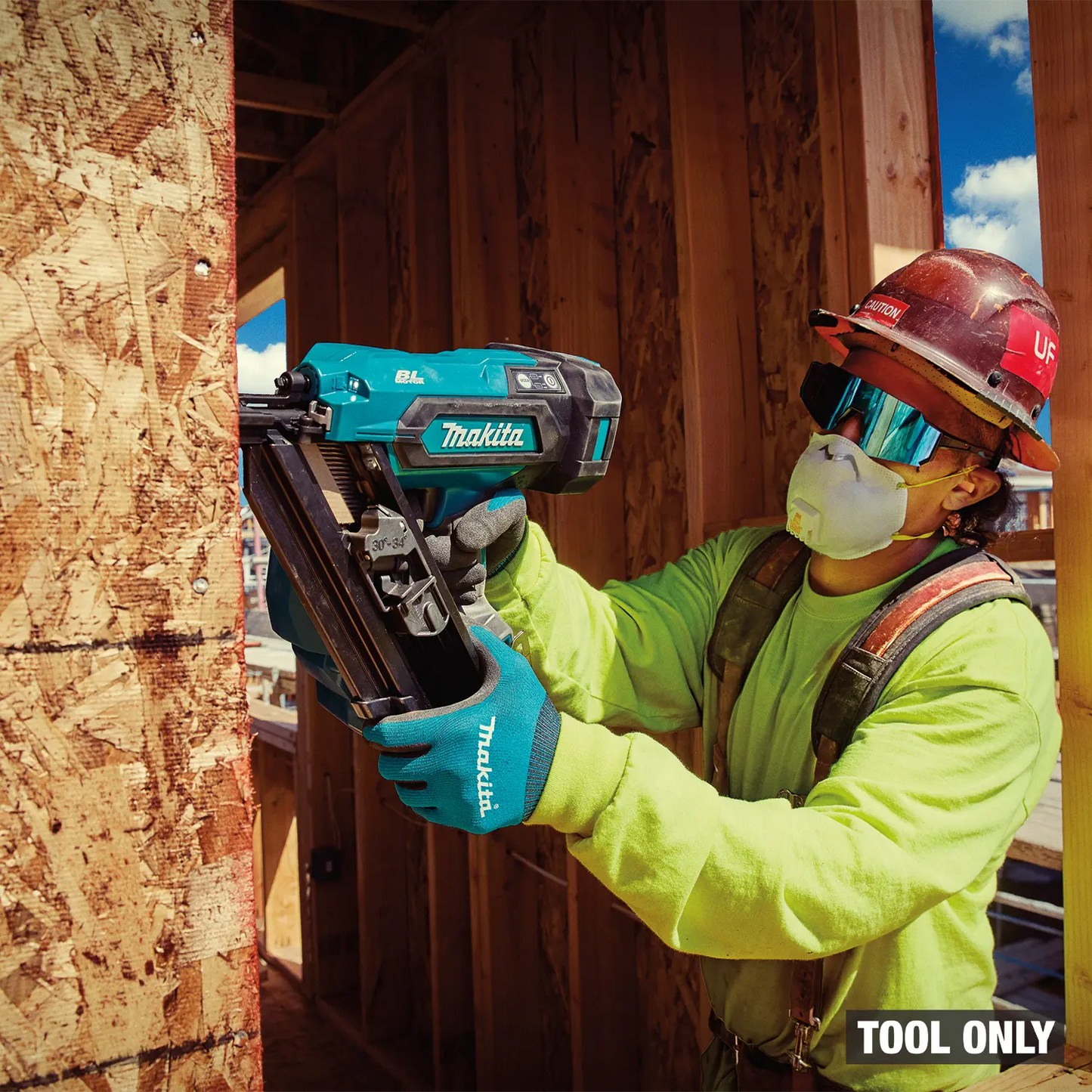 Makita Lithium-Ion 18V LXT BL 30 Degree Clipped Head 3-1/2" Framing Nailer, Tool Only (XNB07Z)