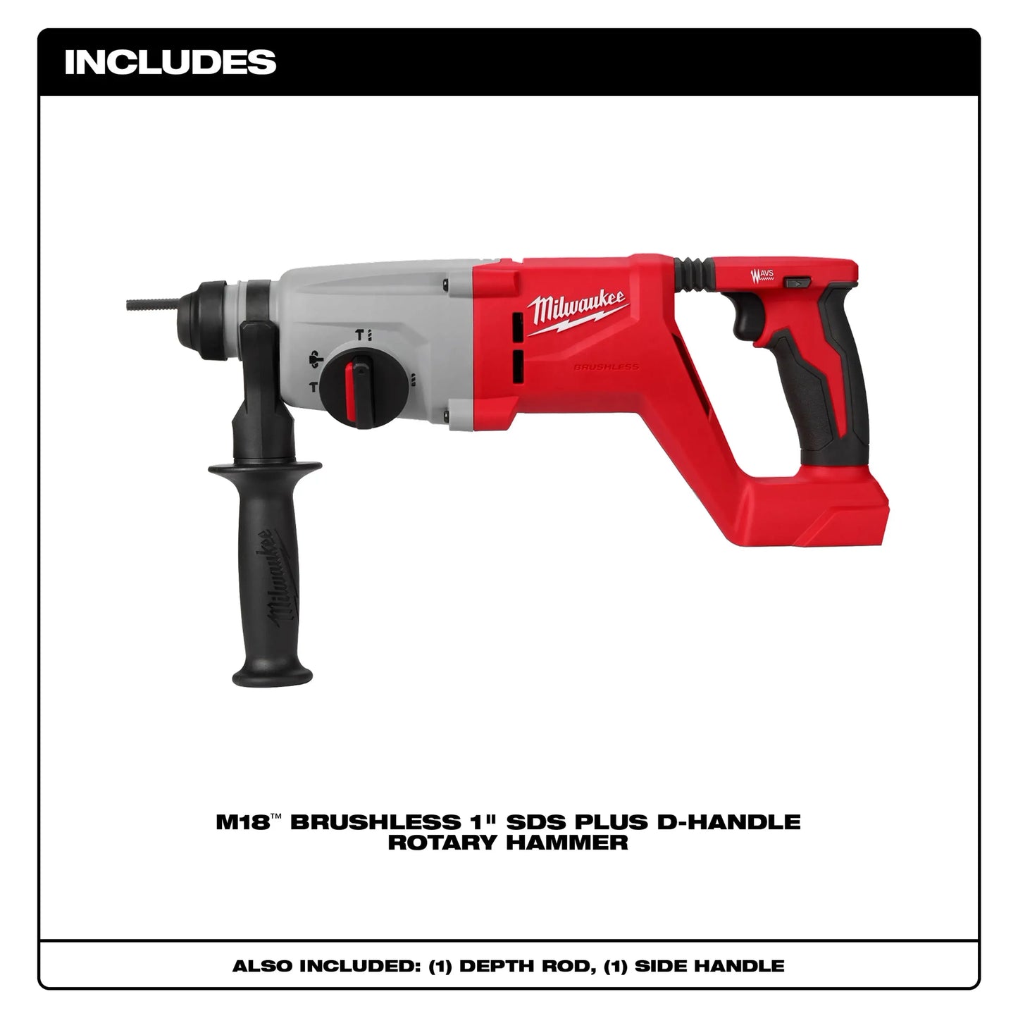 M18™ Brushless 1” SDS Plus D-Handle Rotary Hammer 2613-20