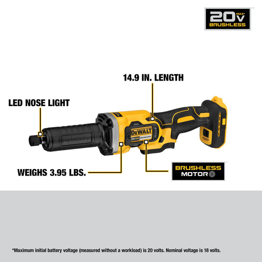 Dewalt 20v Max Variable Speed Die Grinder DeWalt