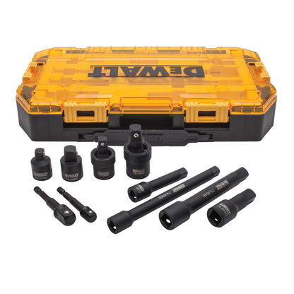 DEWALT Impact Driver Socket Adapter Set, 10-Piece 3/8" & 1/2" Drive Metric DeWalt