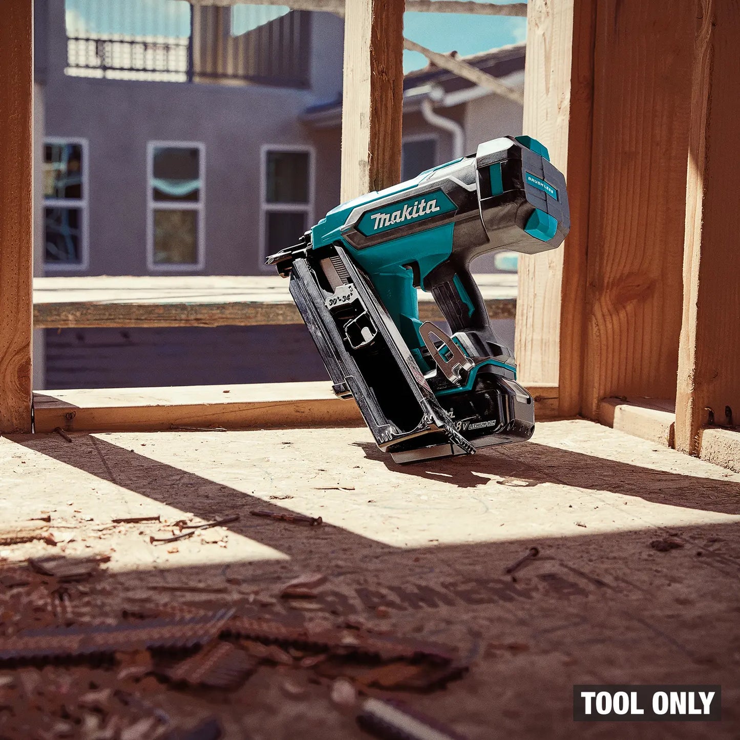 Makita Lithium-Ion 18V LXT BL 30 Degree Clipped Head 3-1/2" Framing Nailer, Tool Only (XNB07Z)